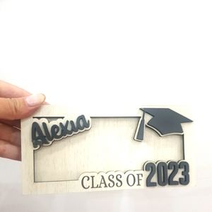Wooden photo frame 2023 graduation gift for girls